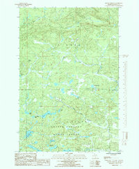 Mount Curwood 1985 topographic map thumbnail