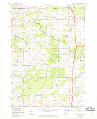 Mount Forest 1967 topographic map thumbnail