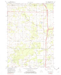 Mount Forest 1967 topographic map preview