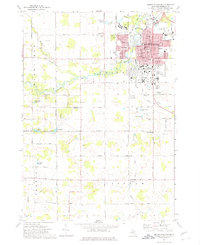 Mount Pleasant 1973 topographic map thumbnail