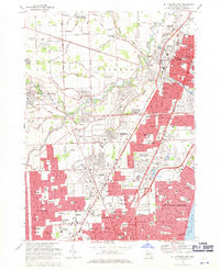 Mt Clemens West topographic map thumbnail