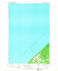 Muggun Creek 1946 topographic map thumbnail