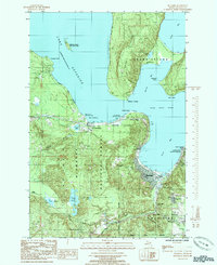 Munising 1985 topographic map thumbnail