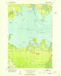 Munuscong 1953 topographic map preview