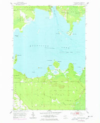 Munuscong 1953 topographic map thumbnail