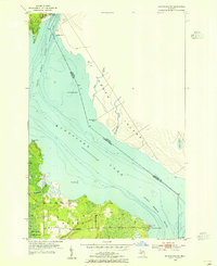 Munuscong NE 1953 topographic map thumbnail