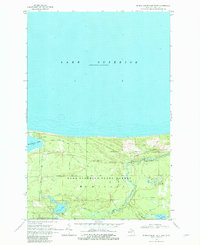 Muskallonge Lake East 1968 topographic map thumbnail