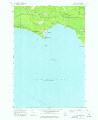 Naubinway 1973 topographic map thumbnail