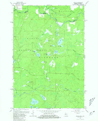 Naults 1962 topographic map preview