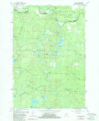 Naults 1962 topographic map preview