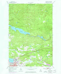 Negaunee 1953 topographic map preview
