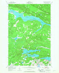 Negaunee SW 1954 topographic map thumbnail