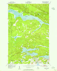 Negaunee SW 1954 topographic map thumbnail