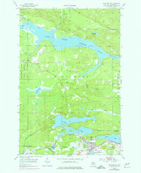 Negaunee SW 1954 topographic map thumbnail