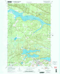 Negaunee SW 1954 topographic map thumbnail