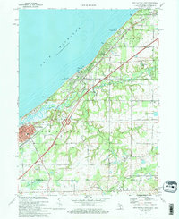 New Buffalo East 1970 topographic map thumbnail