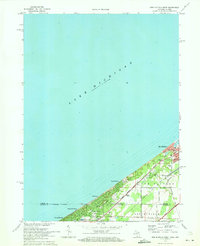 New Buffalo West 1970 topographic map thumbnail