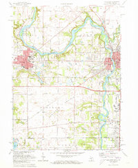 Niles West 1971 topographic map thumbnail
