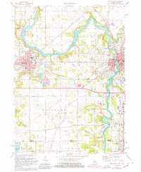 Niles West 1971 topographic map thumbnail