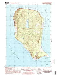 North Manitou Island 1997 topographic map thumbnail