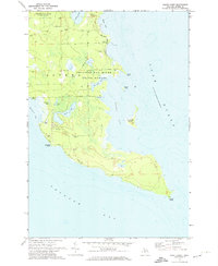 North Point 1971 topographic map thumbnail