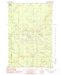 Northland NE 1986 topographic map thumbnail