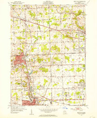 Northville 1952 topographic map thumbnail
