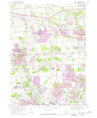 Northville 1969 topographic map thumbnail