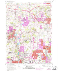 Northville 1969 topographic map thumbnail