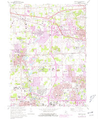 Northville 1969 topographic map thumbnail