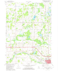 Northwest Albion 1980 topographic map thumbnail