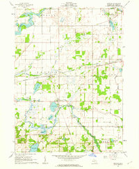 Nottawa 1961 topographic map thumbnail