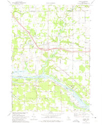 Nunica 1972 topographic map thumbnail