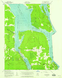 Oak Ridge 1951 topographic map thumbnail