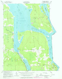 Oak Ridge 1951 topographic map thumbnail