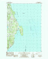Omena 1983 topographic map thumbnail