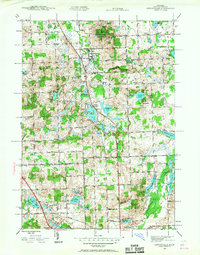 Ortonville 1943 topographic map thumbnail