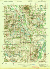 Ortonville 1945 topographic map thumbnail