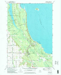 Ossineke 1971 topographic map thumbnail
