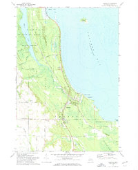 Ossineke 1971 topographic map thumbnail