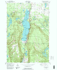 Otsego Lake 1951 topographic map thumbnail