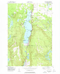 Otsego Lake 1951 topographic map thumbnail