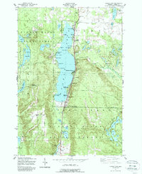 Otsego Lake 1951 topographic map thumbnail