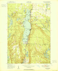 Otsego Lake 1951 topographic map thumbnail