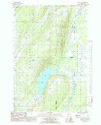Otter Lake 1985 topographic map thumbnail