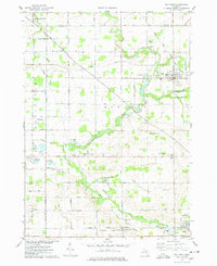 Ovid West 1974 topographic map thumbnail