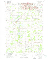 Owosso South 1972 topographic map thumbnail
