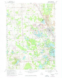 Oxford 1968 topographic map thumbnail