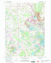Oxford 1968 topographic map thumbnail
