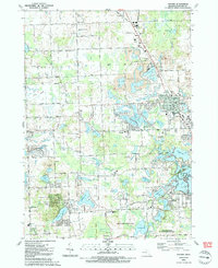 Oxford 1991 topographic map thumbnail